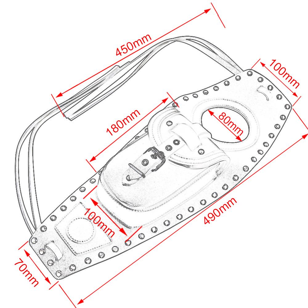 Harley XL883/1200 X48 Dyna Sportsman Fuel Tank Bag with Tool Kit