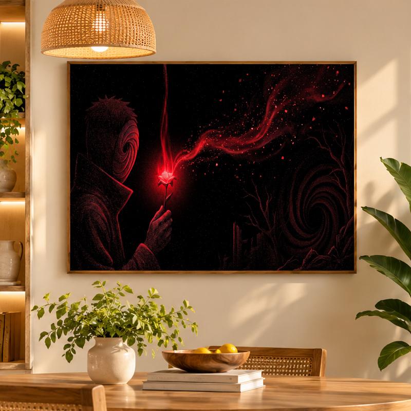 5D Diamond Painting Obito Uchiha DIY Full Drill Diamond Art Kit Home Decoration