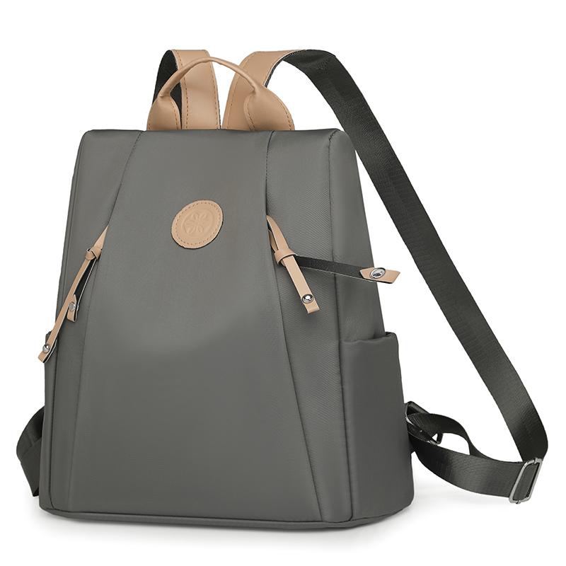 Anti-theft Backpack Women's Waterproof Oxford Cloth Backpack Lightweight Outdoor Travel Bag Student Schoolbag