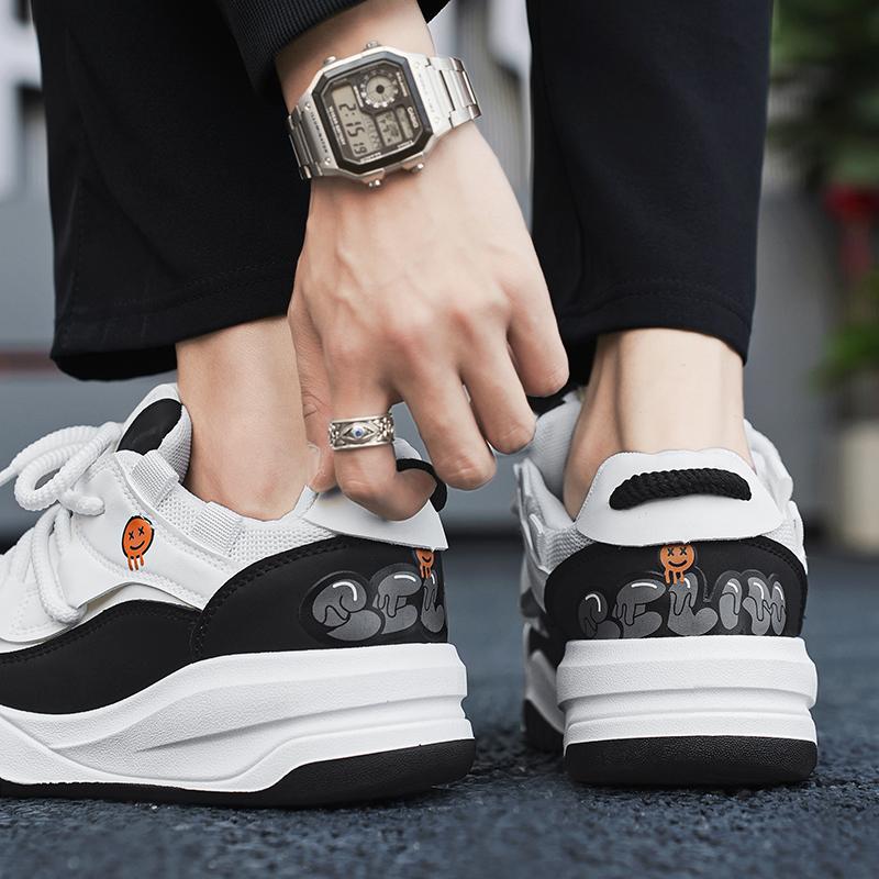 Мужская обувь весна молодежная толстая подошва спортивная обувь для скейтбординга — фото 3