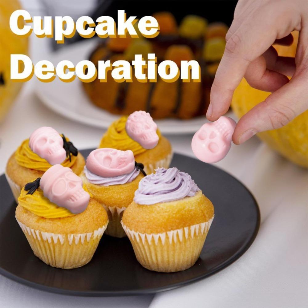 3D Skull Baking Cake Mold Silicone Chocolate Mold Baking Pan Skull Ice Cube Mold Jelly