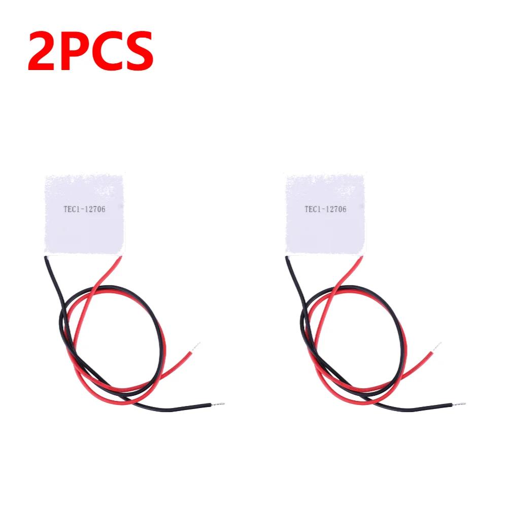1-10PCS TEC1-12706 Heatsink Thermoelectric Cooler 12V 5.8A Peltier Elemente Module 40x40MM for Cooling for Power Generation