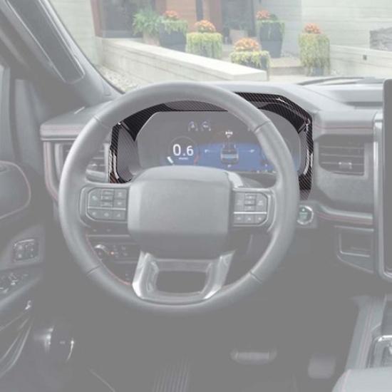 Car Console Dashboard Panel Trim Decor Frame Bezel For Ford Expedition -2024