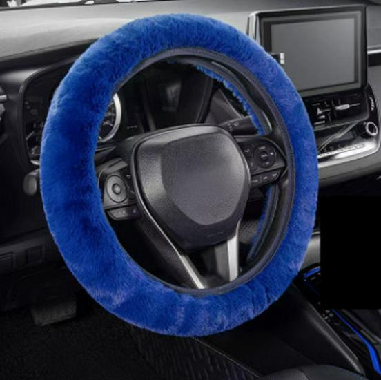 

Мужская и женская противоскользящая зимняя плюшевая оплетка на руль, флис O-образной формы для тепла Regular