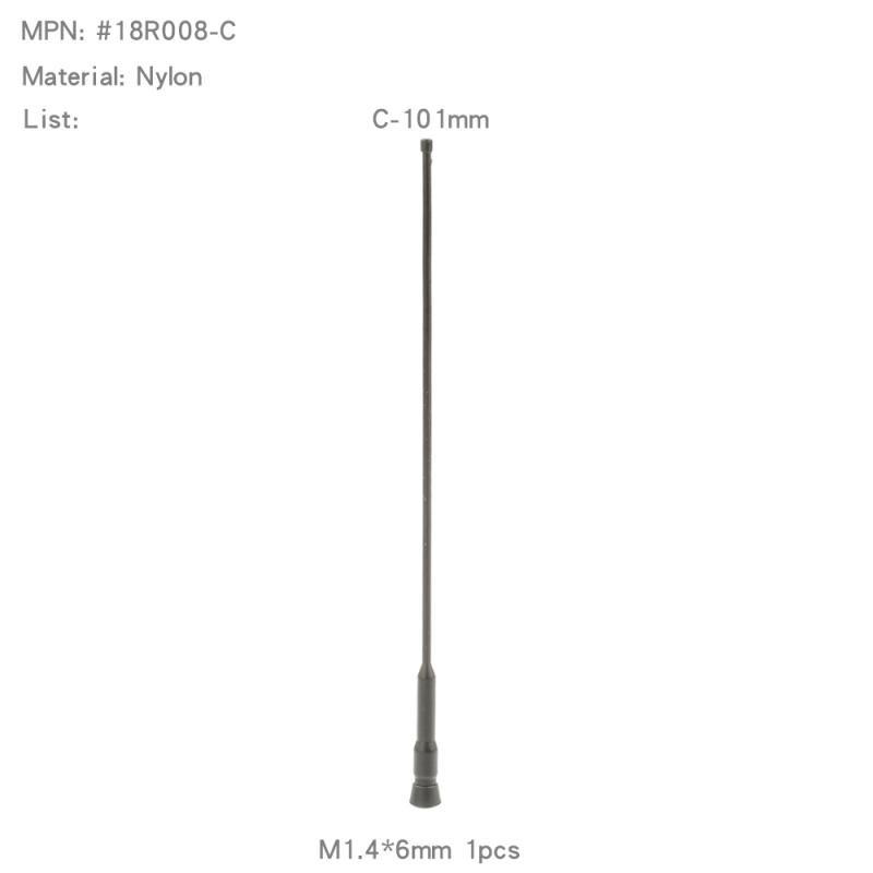 Simulated Antenna Aerial Decoration Signal Pole for 1/12 1/18 1/10 1/8 RC Car Crawler TRX4m MN168 MN-222 MN82 Mn99s UDR