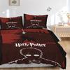 3pcs bedding set Harry Potter Includes 1 Comforter + 2 Pillowcases, Without Pillow Inserts, Soft Comfortable, Lightweight Breathable, Printe