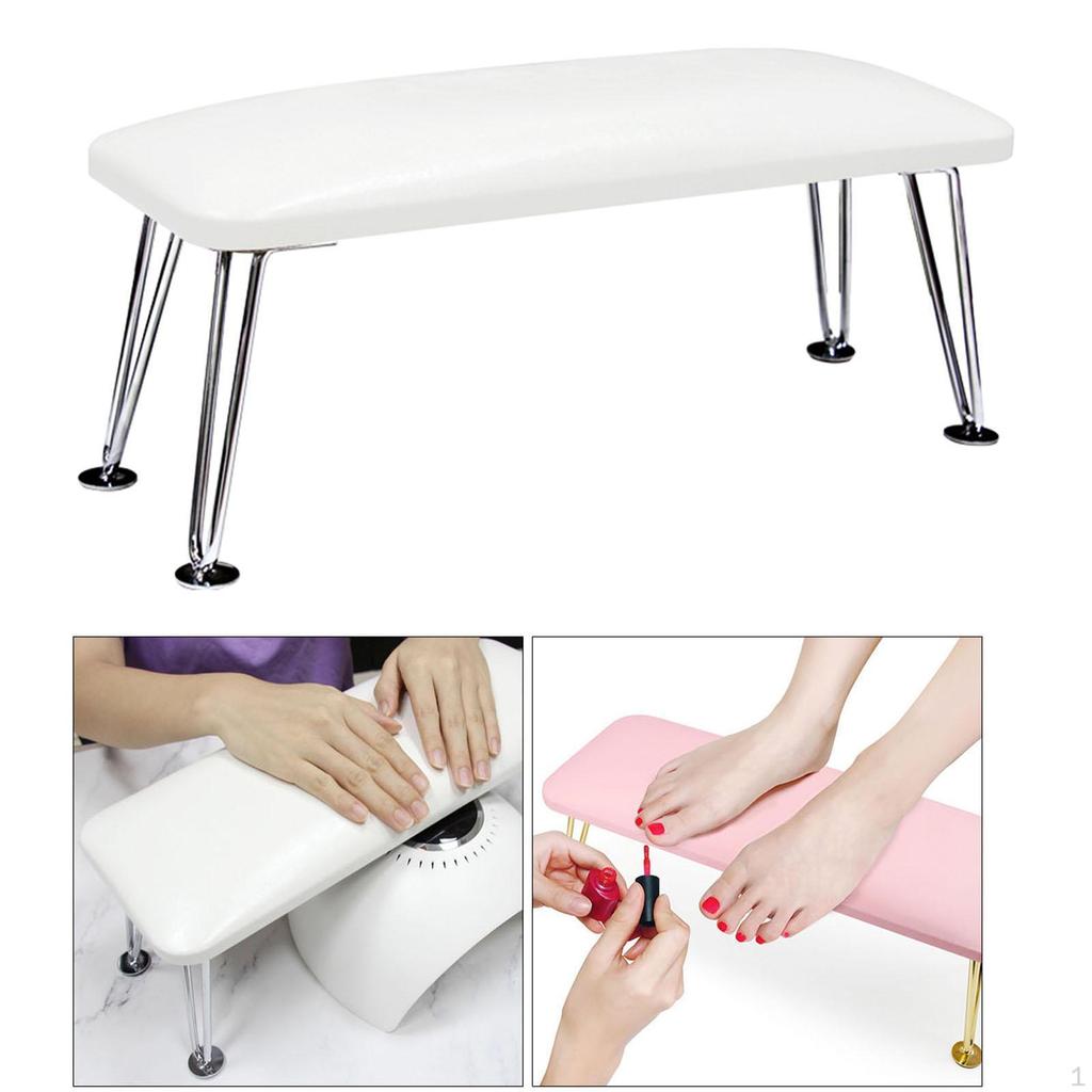 Nail Arm with Bracket Stainless steel material hand Pillow Table Desk Stand for Home Dust