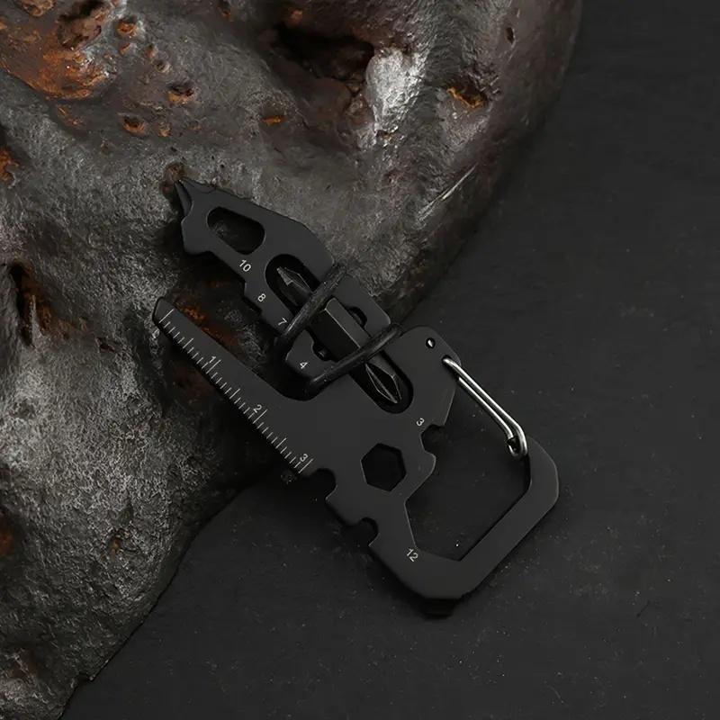 Outdoor Mountaineering Stainless Steel Tools Bottle Openers Key Clasps Multifunctional Card Tools Camping Hiking Accessories