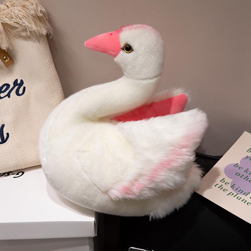 

New Style Plush Swan Rag Doll - Perfect for Weddings and Gifts 25cm