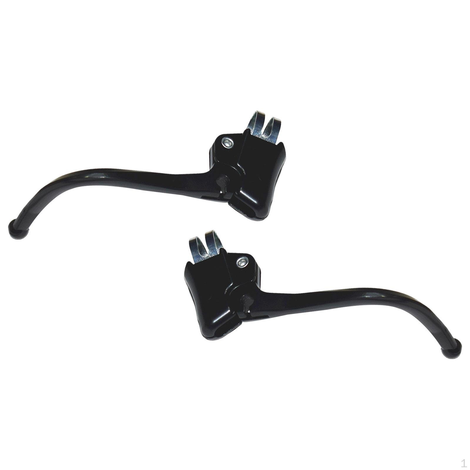 Brake Levers of 2 Pieces Metal, Reliable, Light, Handlebar Hand Brake, Handle чёрный