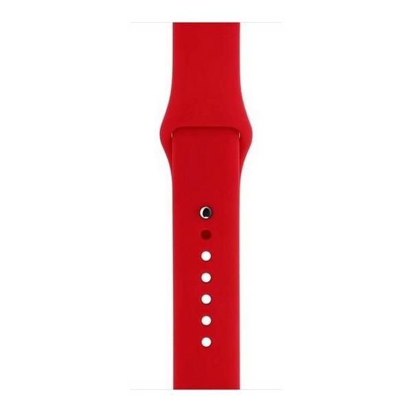 Pasek do Apple Watch 42 mm Mercury Silikonowy Czerwony