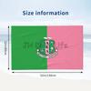 AKA Sorority Gifts for Women Girls 1908 Pink Green Inspired Positive Beach Towel Absorbent Bath Towel for Travel Swimming Sports