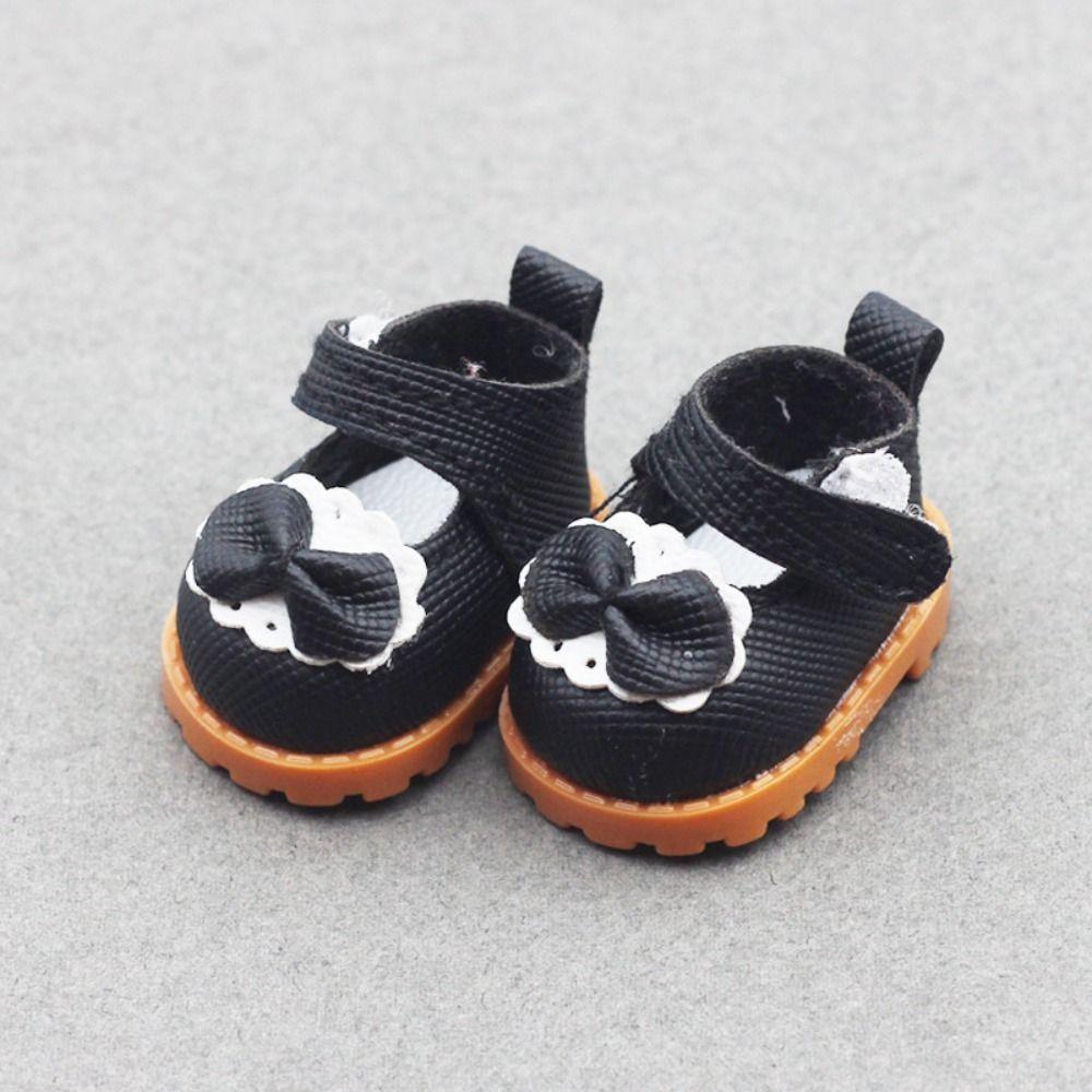 

Туфли из кожи для кукол Labubu Bow Shoes для 17 см Labubu 10 см EXO /хлопковые кукольные пальчиковые туфли синий