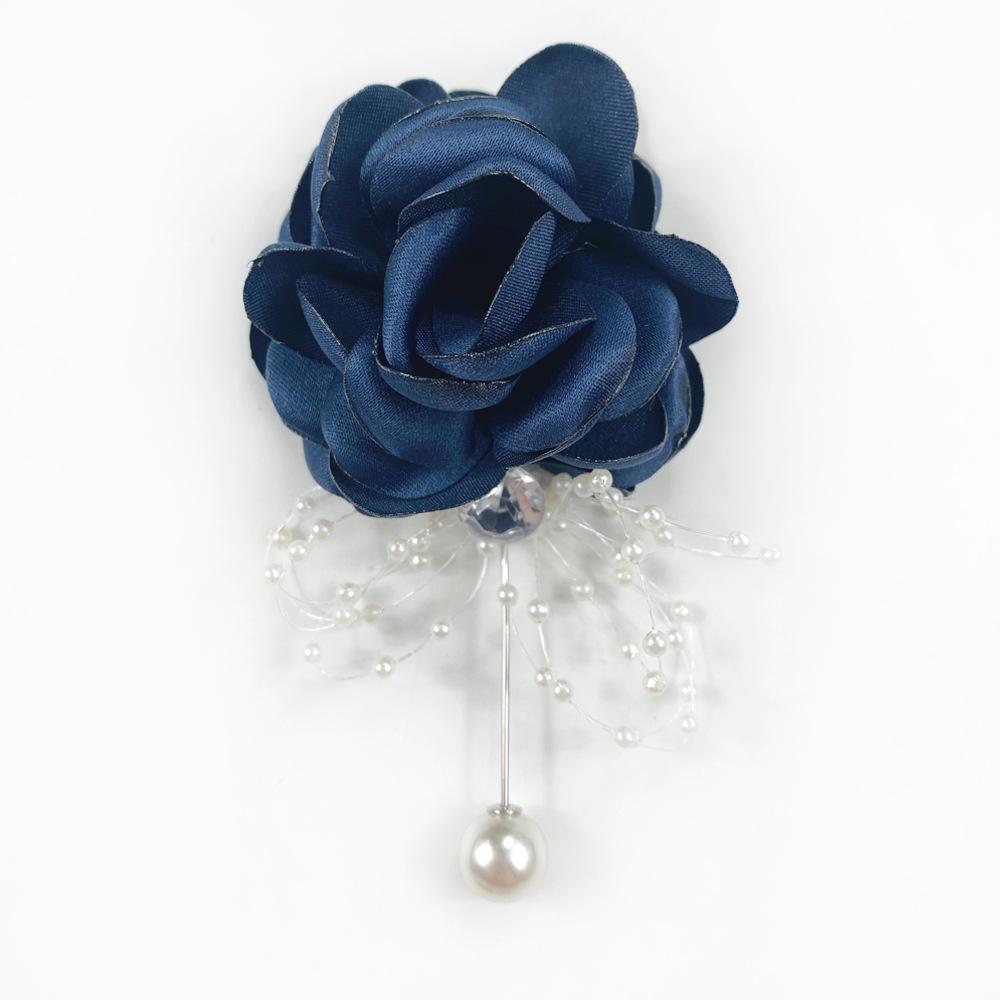 Wedding Boutonniere & Wrist Flower Set - Burned Edge Simulation for Brides, Bridesmaids & Sister Groups