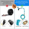 Trampoline Sprinkler for Kids Backyard Water Park Net Friendly WaterWhirl Outdoor Game Toys Adjustable Summer Toys Included Accessories Tool
