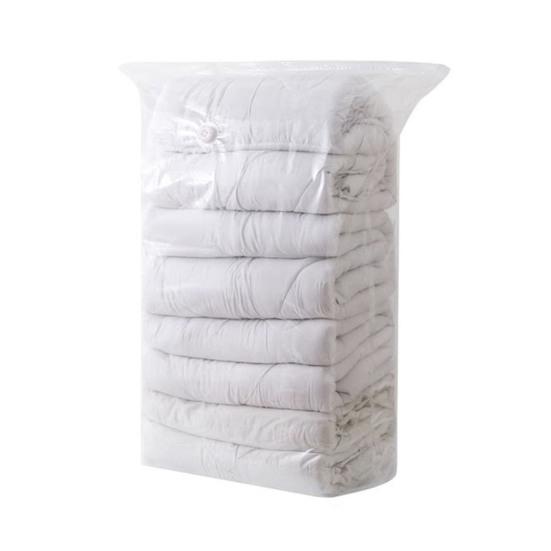 Vacuum Storage Bag Large Capacity Vacuum Seal Bag No Pump Needed Compression Packing for Quilts Comforters Sheets Clothes Blankets