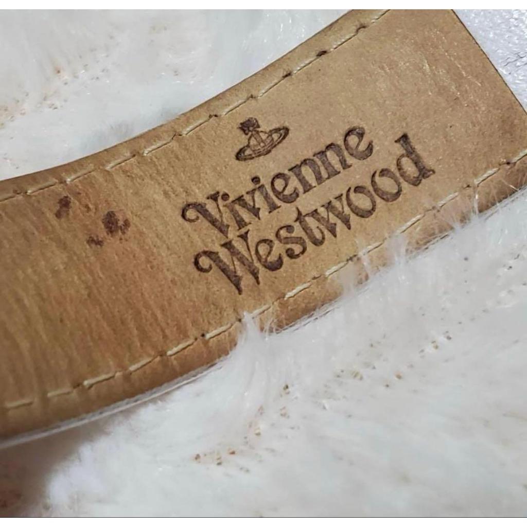 Used Obon SALE! Vivienne Westwood Checkered White Leather