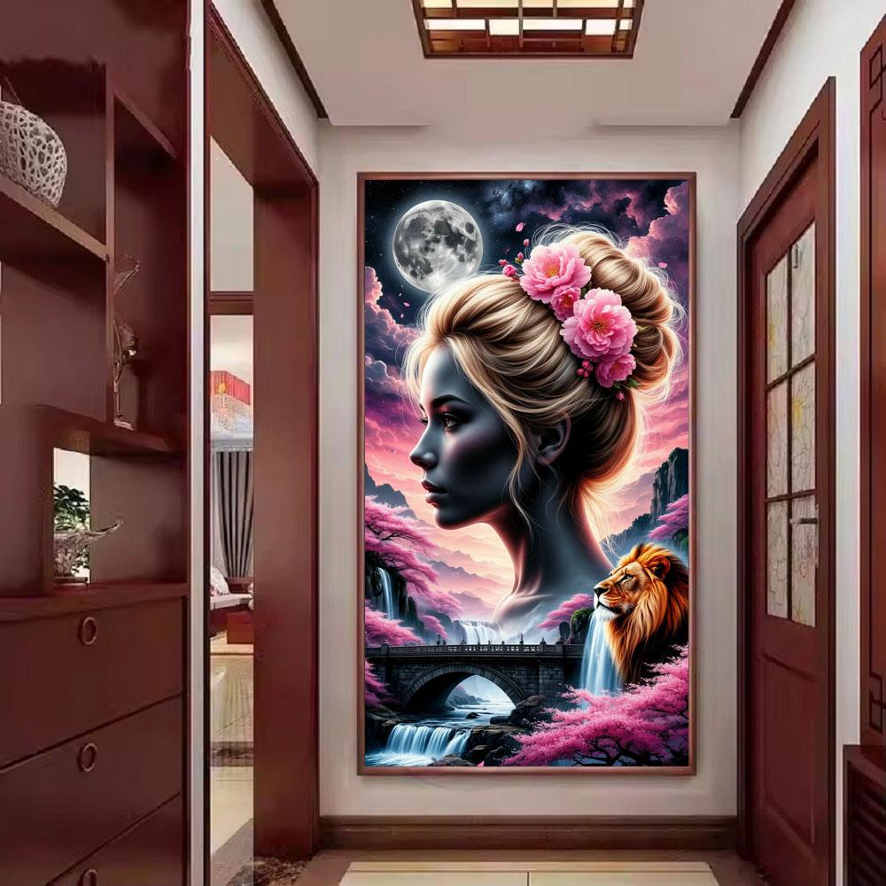 Abstract Woman Picture DIY Diamond Painting Cross Stitch Full Drills Diamond Mosaic New Collection Home Decor
