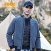 JEEP Men's Stand-Collar Padded Workwear Jacket J142095050