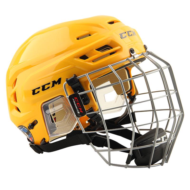CCM Ice Hockey Helmet and Protective Gear Set 
