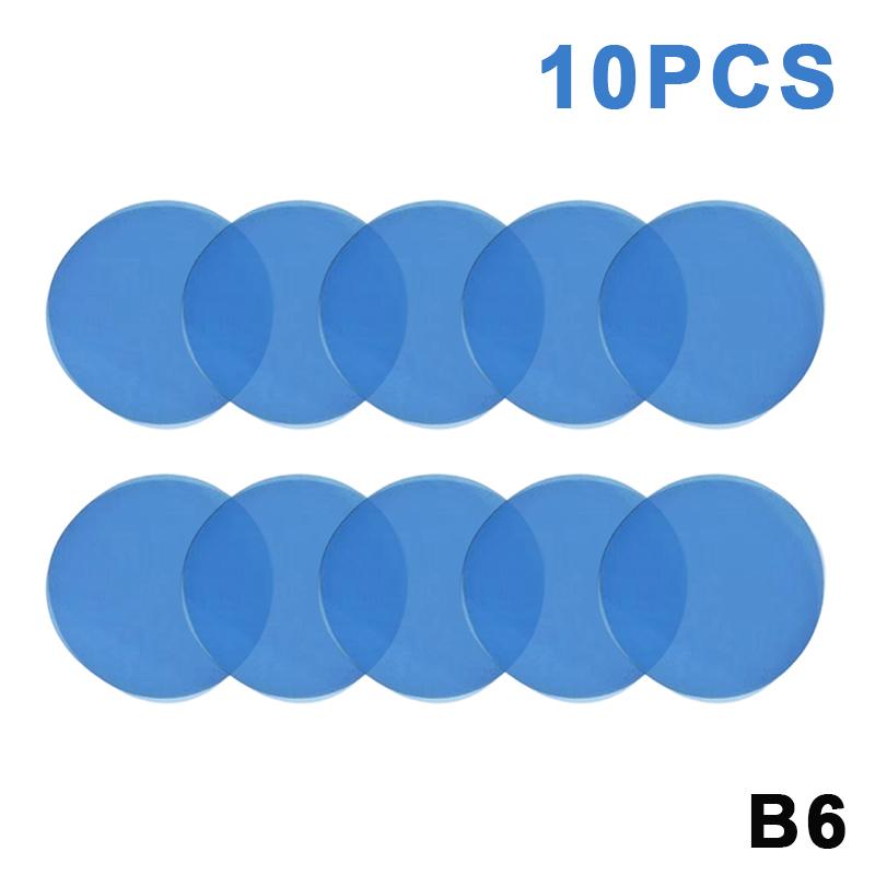 5/10Pcs Self-Adhesive Color-Changing Film For Lights Warm Light Ambiance Lamp Replacement Sheets 74Mm Light Stickers Diy Ambient