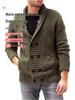 Men's Long Sleeve Solid Color Knitwear - Autumn/Winter Fashion, Comfortable Lapel Design.