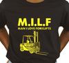 MILF Unisex T Shirt - Novelty Farming Apparel Clothing Humour Original Student