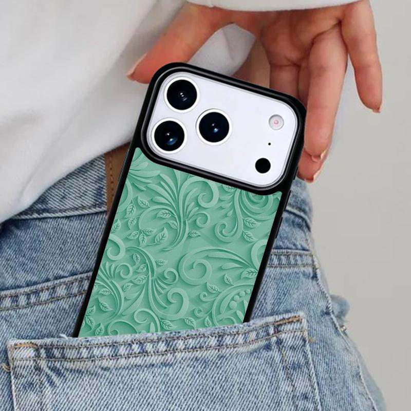 

3D Flower Relief Phone Case for iPhone 16e 15 14 13 12 17 Pro Max Plus Air 17pro Cover Coque iPhone 15