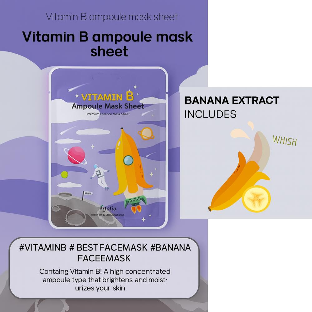 [esfolio] Vitamin Mask Pack 4 Types *10 sheet