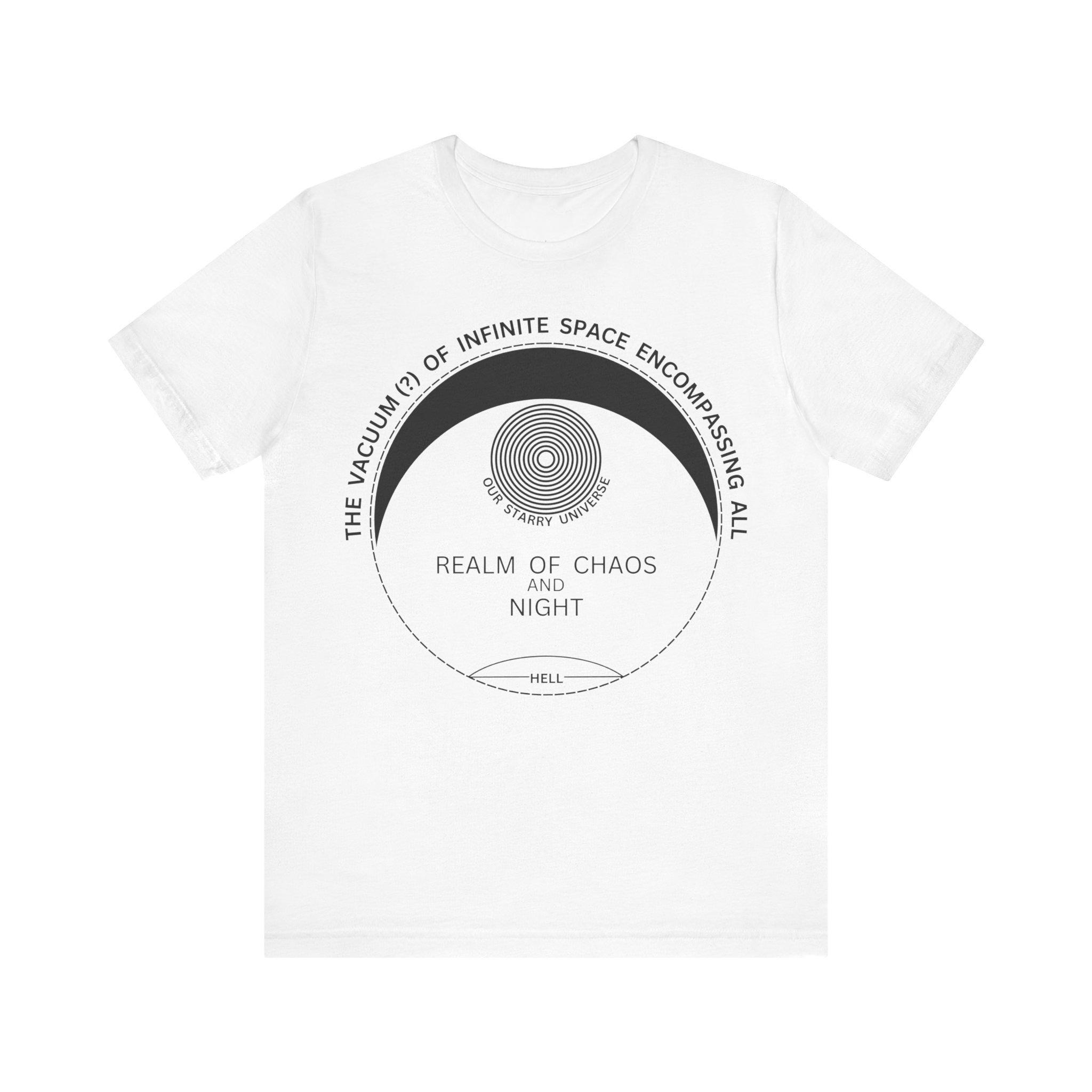 Наша футболка «Звездная Вселенная Потерянный Рай» Футболка по Классической Литературе Джон Мильтон Винтажная Книжный Червь Унисекс С коротким рукавом S