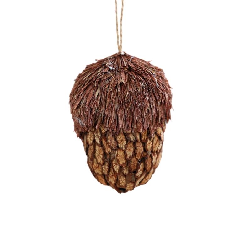 Piña Natural Decoración Navideña Colgante Adorno Festivo Duradero Para Decoración Navideña Interior y Exterior