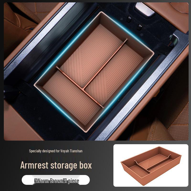 Fits 26 Lantu Tianshan Models: Armrest Box Storage Center Console Car-Specific Interior Accessories.