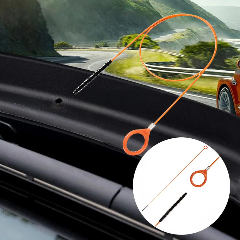 130/81cM Car Drain Dredge Cleaning Scrub Brush Auto Sunroof Long Hoses Detailing Cleaning Tool Spiral Cleaning Brush Drain Clean