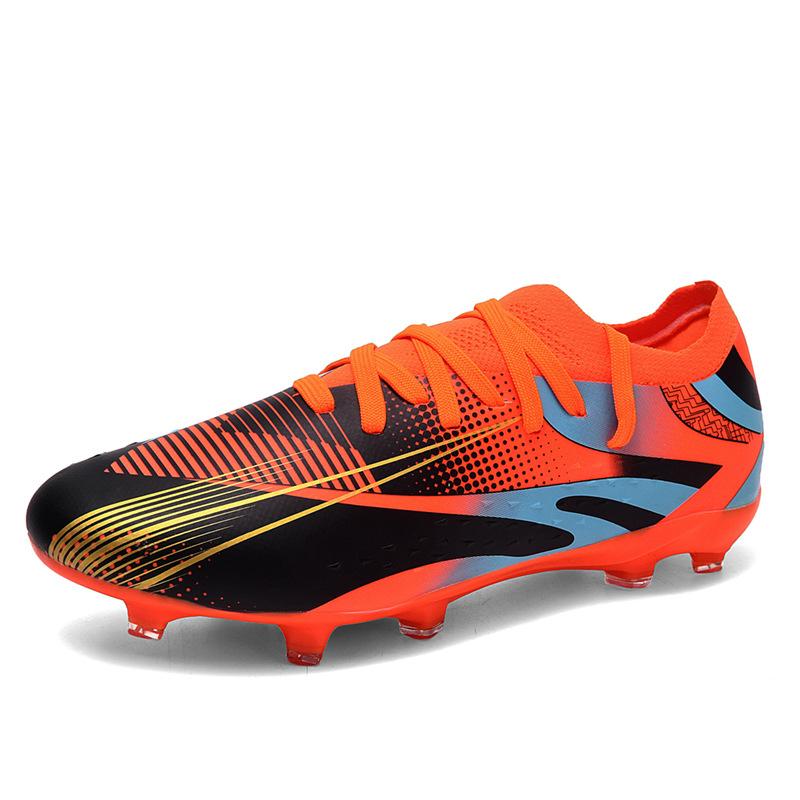 New low-top football shoes Boys' students' long nails World Cup broken nails grass game training football shoes