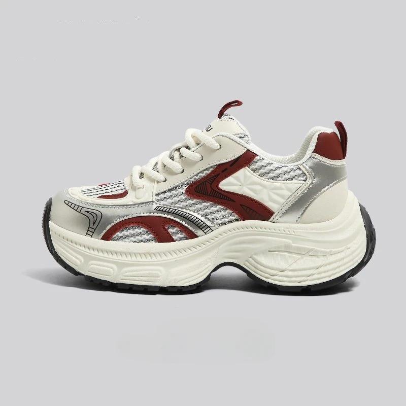 

Fashion New Arrival 2025 Lace Up Sneakers Shoes for Women Designer Luxury Original Daily Routine Aesthetic In Stylish 39 Woman Footwear 35