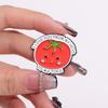You're Pearfect Enamel Pin I Love You From My Head Cute Fruits Peaches Pears Tomatoes Brooch Lapel Badge Creative Wholesale Gift