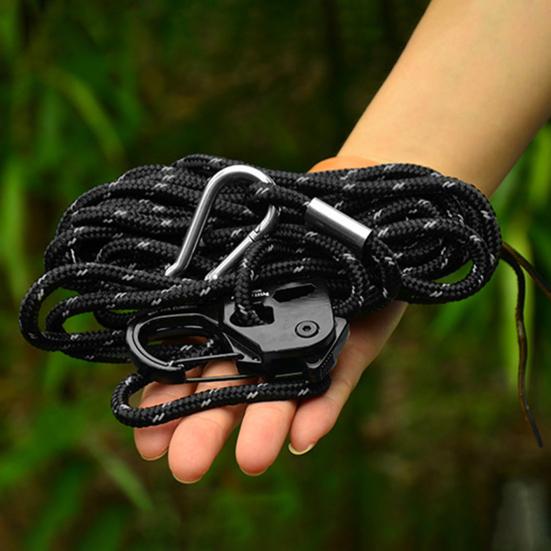 1/2 Peças Tensor de Corda Autotravante Liga de Alumínio de Alta Resistência para Mochila ao Ar Livre, Caminhada, Acampamento, Ajustador Apertador de Corda Guyline