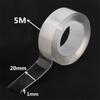 1-5m Nano Tape Transparent Non Marking Waterproof Tape Non Marking Double Sided Tape Reusable Can Be Cleaned For Household Use