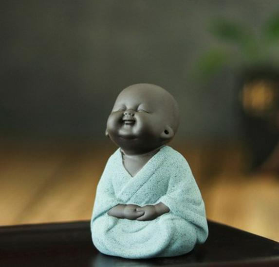 

Бонсай Циша Майтрея Будда Орнамент: Маленька статуетка для чайного улюбленця, квіткового горщика, мікроландшафту або прикраси для акваріума