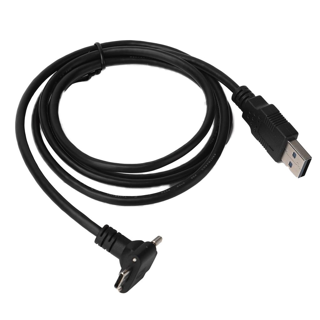 USB 3.1 TypeC to USB 3.0 Data Cable 90 Degree Lock Screw Connection Cable Adapter Conversion Cord 120cm