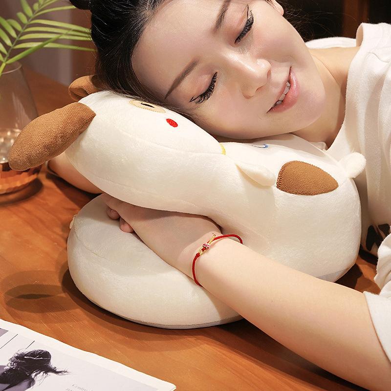 Cartoon Animal Nap Pillow Cushion Student Classroom Sleeping Nap Pillow Office Lunch Rest Household Multi Style Pillow Cushion