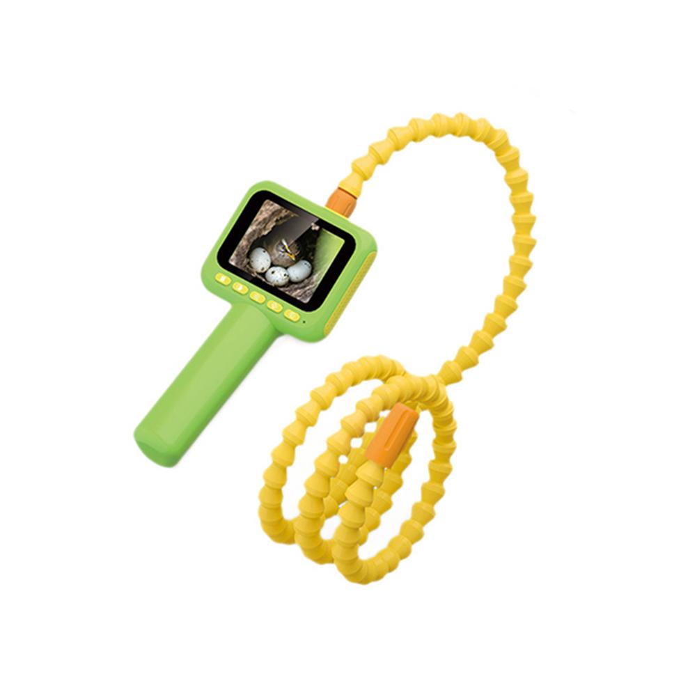 Borescope Instrument with HD Imaging and 8 Adjustable LED Lights Waterproof IP67 Bendable Probe Type C Charging Port