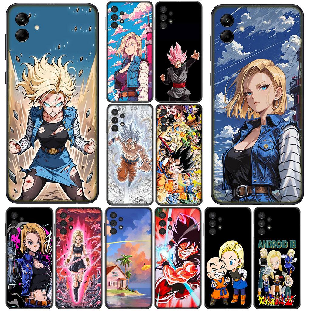 Android 18 Dragons Gokus Balls for Motorola Moto G86 G57 G67 G54 G24 G15 Power G13 G14 G34 G35 G45 G60 G53 G55 G64 G75 G72 Case