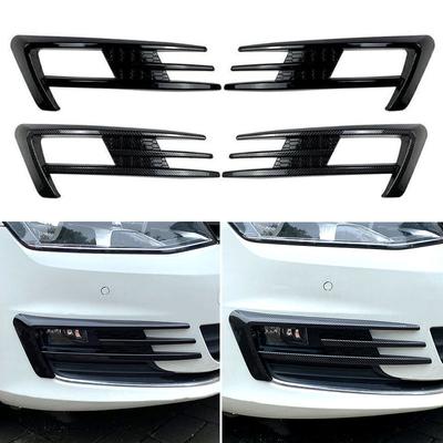1 paar ABS kunststof voorste mistlamp grille afdekking voor VW Golf 7 MK7 2014-2017 pre-facelift