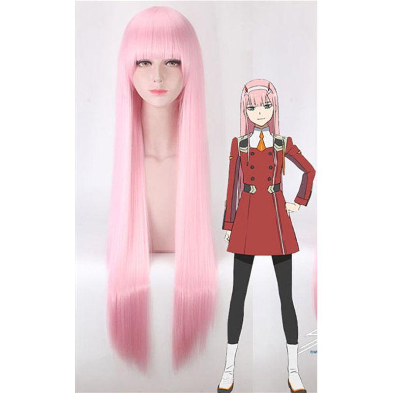 

Darlinginthefranxx Женский Протагонист 02 Аниме Стрелиция Регина Косплей Костюм В Наличии Female Character 02 Wig L