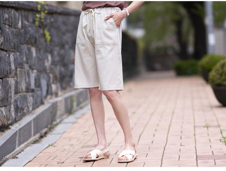 Women's High-Waist Wide-Leg Summer Shorts - Plus Size, Elastic Waist, Casual Fit