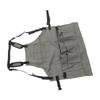 Woodworking Apron Canvas Gray Multiple Pockets Collapsible Woodworking Shop Apron for Men Women