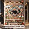 Teddy Bear (379) Theme Custom Tapestry Personalized Custom Name Text Wall Hanging Tapestry Home Decor Background Cloth