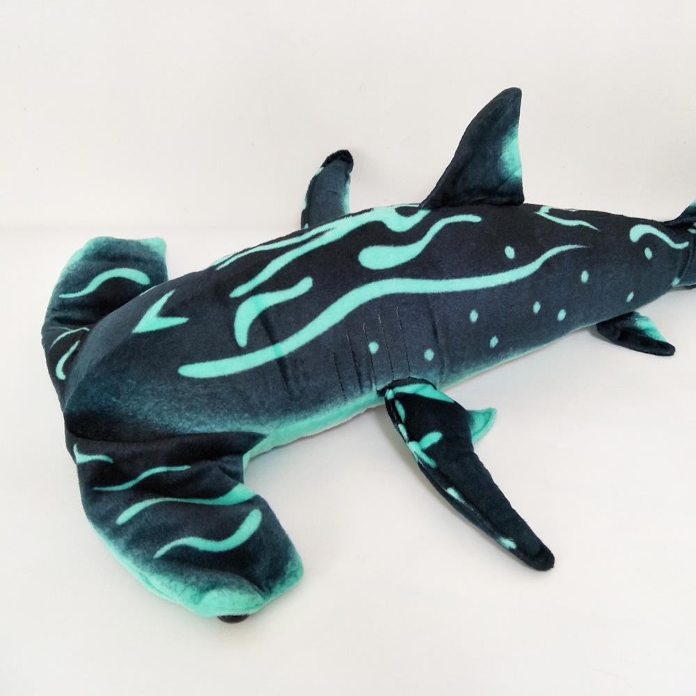 Cartoon Simulation Hammer Shark Doll Children Plush Toy Christmas Gift Sea Fish Shark Pillow Kids Stuffed Toy