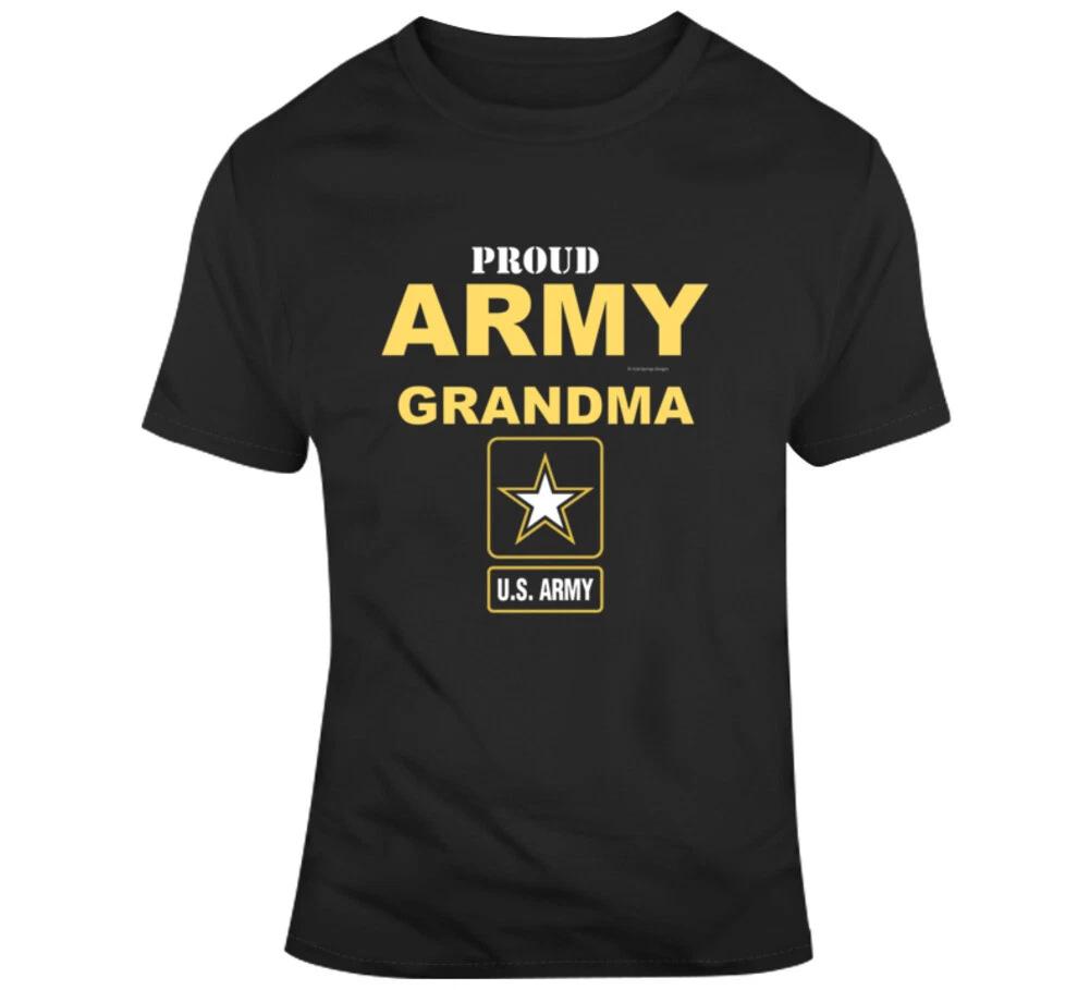 Proud Army Grandma U. S. Army Military Family Veteran T Shirt 2XL